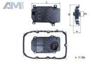 Фильтр АКПП с прокладкой HX 187KIT (MAHLE/KNECHT) для  Volkswagen Touareg II (2011-2014) AL1000 (8-АКП)