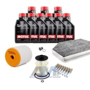 Набор ТО-2/4 для Ауди А7 (4G) 4.0TFSI RS7 (560/605 л.с.) с маслом Motul 5W30