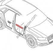 Оригинальная накладка порога правая передняя Audi Q3 (2011-2018) 8U08533749B9