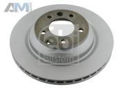 Диск тормозной задний вентилируемый 28161 (FEBI) для автомобилей VAG аналог 7L8615601D