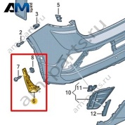 Держатель Volkswagen T-Roc 2018-2024 2GA807350