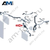 Шланг к радиатору в арку справа Mercedes W465 AMG G63 (M177) A4655010000
