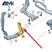 Воздуховод Audi A6 (C7) 2015-2018 4G0819347E