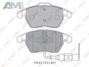 Колодки тормозные передние LYNX для Mk3 (2013-2016) BD-1203