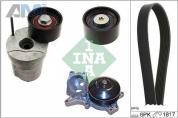 Комплект ремня с натяжителем (INA) 529037030 для BMW X5 (E70) 2006-2013 40dX