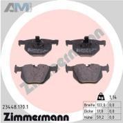 Задние тормозные колодки (23448.170.1) ZIMMERMANN на BMW X5 (F15) 30d