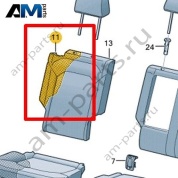Наполнитель спинки Volkswagen id-Buzz 2023-2024 1T3885776D