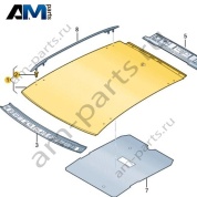 Крыша Volkswagen T-Roc 2018-2024 2GA817101
