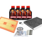 Набор для ТО-2 Polo Sedan New (2020-2023) 1.4 TSI с угольным фильтром и маслом Motul 5W40
