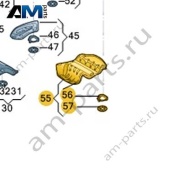 Экран заднего глушителя VAG 3Q0825711 Skoda 2019-2026
