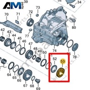 Свободно вращающаяся шестерня VAG 0C9311149J