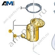 Модуль подачи топлива и датчик уровня топлива Volkswagen AMAROK 2013-2016 2H0919051D