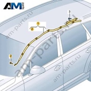 Модуль верхней подушек безопасности Audi Q7 (4M) 2016-2024 4M0880742D
