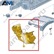 Шумоизоляция перегородки моторного отсека Volkswagen id3 2020-2024 10B863934A