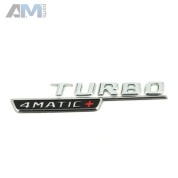 Эмблема шильдик на крыло TURBO 4Matic+ справа на Mercedes C W205 (2014-2023) A2908172400