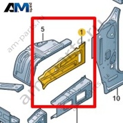 Лонжерон Volkswagen AMAROK 2017-2022 2H6805133