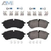 Задние тормозные колодки (116246) Febi на Volkswagen Crafter (2017-2024) диски (300х28)