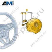 Модуль подушки безопасности руля 5NA880201GXEA на Volkswagen Golf 8 2019-2026