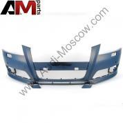 Передний бампер с омывателем фар и датчиками парковки Ауди А3 8P0807105HGRU