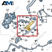 Теплоизоляционный мат VAG 06N121651B