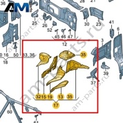Колесная арка Volkswagen id-Buzz 2023-2024 1N3805115