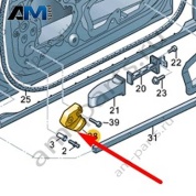 Боковая защитная обивка Audi A8 (D5) 2018-2024 4N0837841
