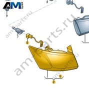 Светодиодный задний правый фонарь Volkswagen Taos 2021-2023 2GL945096