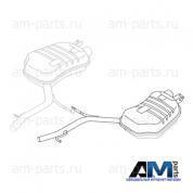 Задняя часть глушителя (L) Audi A8 (D3) 4.2 BVJ 4E0253609K