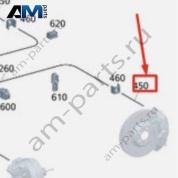 Тормозной шланг задний L=R A2234209700 Mercedes S-class W223
