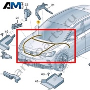 Жгут проводов для моторного отсека Volkswagen id4/id5 2021-2024 11A971420
