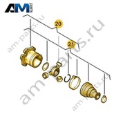 ШРУС с пыльником и монтажными деталями Volkswagen Touareg 2018-2024 760498103B
