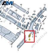 Перегородка Volkswagen id3 2020-2024 1EA802133