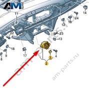 Крепежный элемент Audi A6 (C7) 2015-2018 4G0857289A