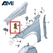 Распорка Volkswagen Jetta VII 2020-2024 17A821135