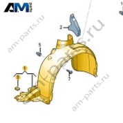 Подкрылок Volkswagen Taigo 2022-2024 2G7805912A