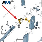 Деформирующийся элемент Audi A6 (C8) 2019-2024 4K0880714