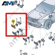 Кронштейн датчика Volkswagen T-Roc Cross 2019-2024 2GM919494