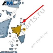 Воздуховод Audi A6 (C8) 2019-2024 4K0121764