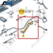 Канал для кабеля Volkswagen id3 2020-2024 1EA971616