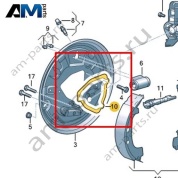 Уплотнитель Volkswagen id-Buzz 2023-2024 1N3609792