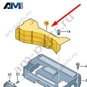 Накладка Audi Q7 (4M) 2016-2024 4M0915365