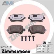 Задние керамические тормозные колодки ZIMMERMANN 23914.970.1 для Audi A4 (B7) 2005-2009