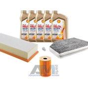 Комплект фильтров для ТО-1/3 Audi Q5 2008-2017 2.0TDI с маслом Shell 0W30