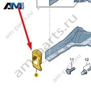 Крепление ударопоглощающего элемента Audi Q8 e-tron 2024-2024/Audi e-tron 2019-2023 4KE805677