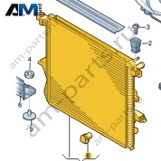 Радиатор охлаждающей жидкости Volkswagen AMAROK 2017-2022 2H6121253