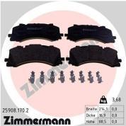 Передние тормозные колодки ZIMMERMANN 25908.170.2  Volkswagen Touareg III (2018-2023)