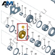 Свободно вращающаяся шестерня VAG 0CS311362A