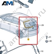 Жгут проводов двери багажного отсека Volkswagen id3 2020-2024 10A971147B