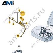 Жгут проводов каркаса сиденья Volkswagen Jetta VII 2020-2024 17A971370