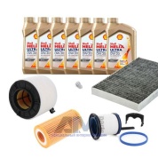 Комплект фильтров для ТО-2/4 Audi A5 (8T) 3.0TDI с маслом Shell 0W30